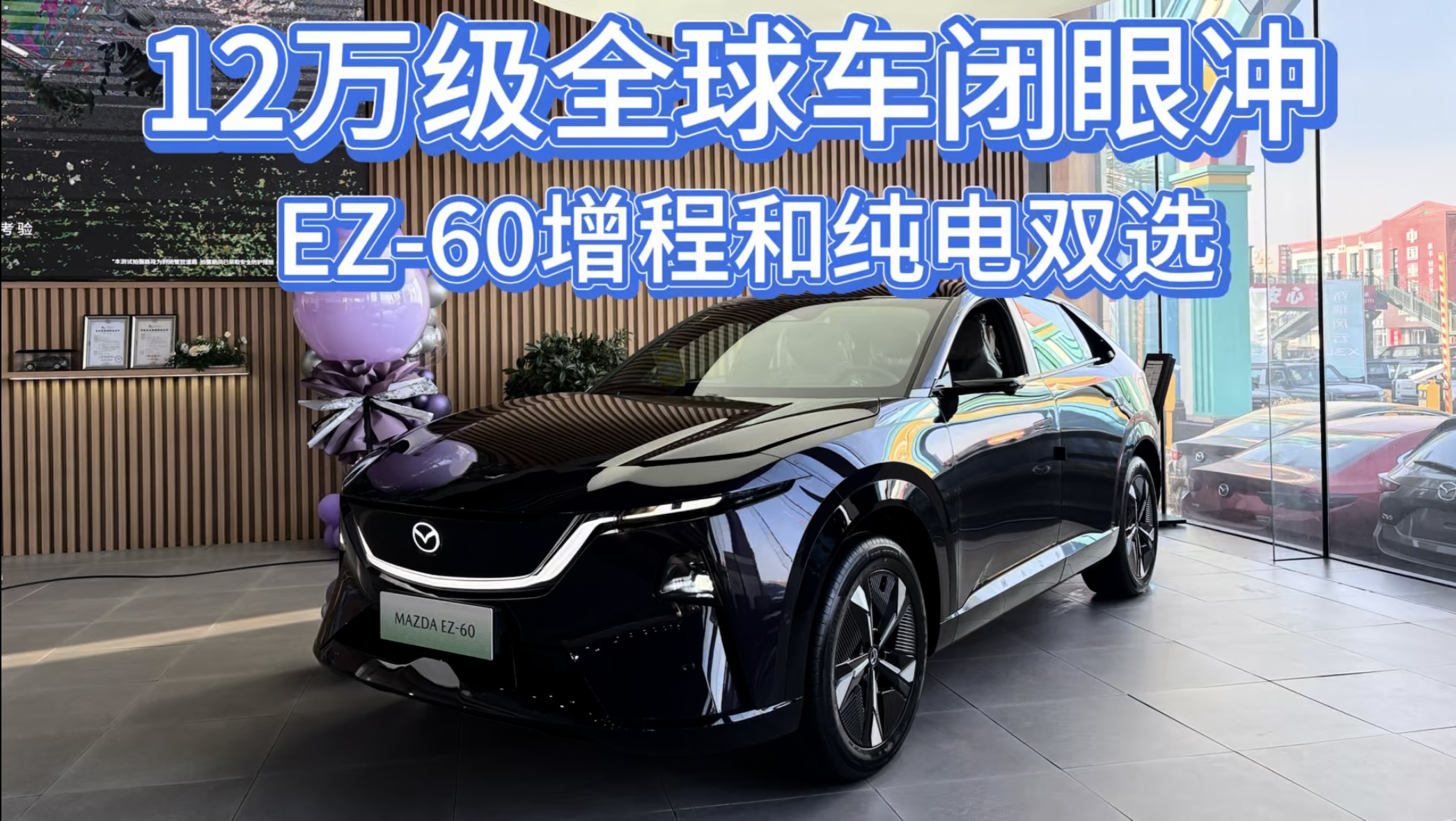 <strong>12万级全球车闭眼冲，EZ-60增程和纯电双选</strong>